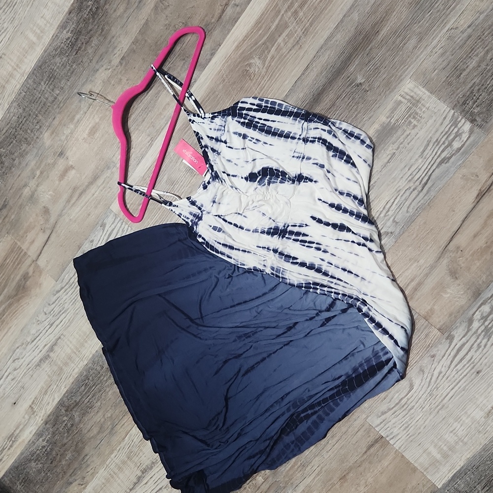 NWT tie dye maxi dress